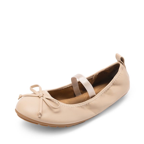 Girls’ Lightweight Versatile Ballet Flats - NUDE -  0