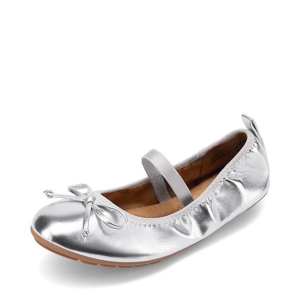 Girls’ Lightweight Versatile Ballet Flats - SILVER -  0