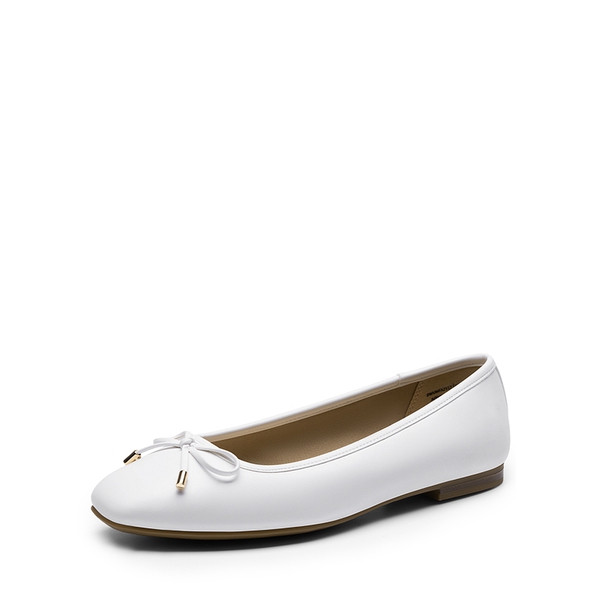 Women’s Elegant Pearl Rhinestone Flats - WHITE -  0