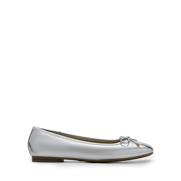Women’s Elegant Pearl Rhinestone Flats - SILVER - 1