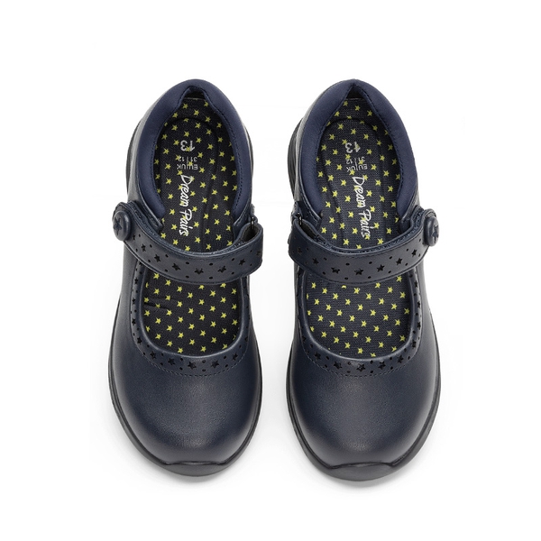 Girls’ Lightweight Star Cutout Mary Jane Shoes - NAVY - 1