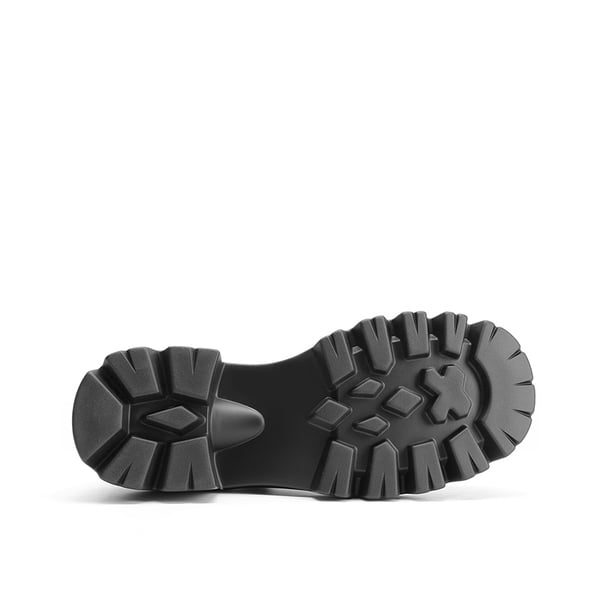 Y2K Chunky Sole Mary Jane Pumps - BLACK-PU - 3