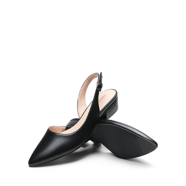 Women’s Chic Pointed Toe Slingback Pumps - BLACK - 4