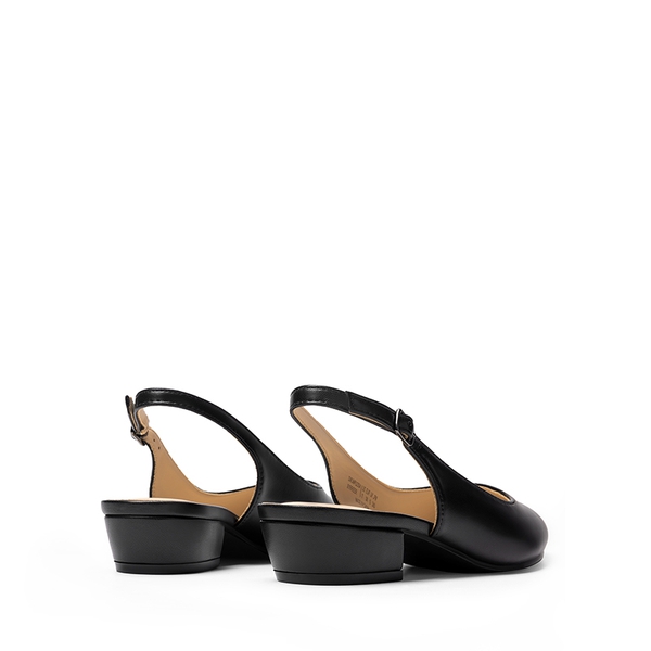 Women’s Elegant Pointed Toe Slingback Pumps - BLACK - 6