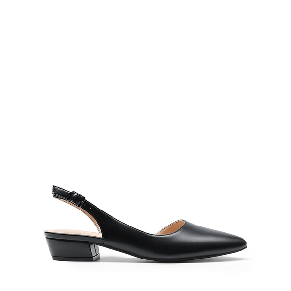 Women’s Chic Pointed Toe Slingback Pumps - BLACK - 2