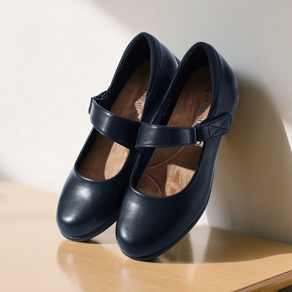 [Euphemia] Mary Jane Non-Slip Comfortable Flats - NAVY - 3