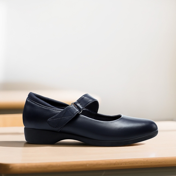 [Euphemia] Mary Jane Non-Slip Comfortable Flats - NAVY - 2