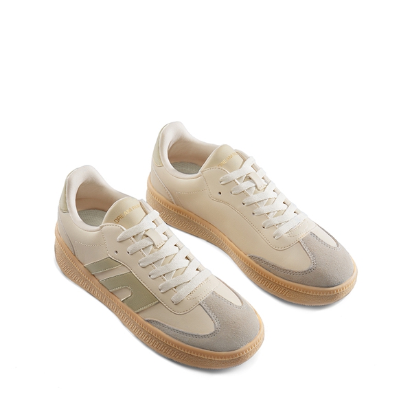 Women’s Retro Casual Walking Sneakers - BEIGE - 5