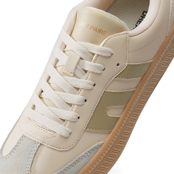 Women’s Retro Casual Walking Sneakers - BEIGE - 2