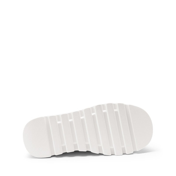 Women’s Chunky Platform Ankle Boots - WHITE - 3