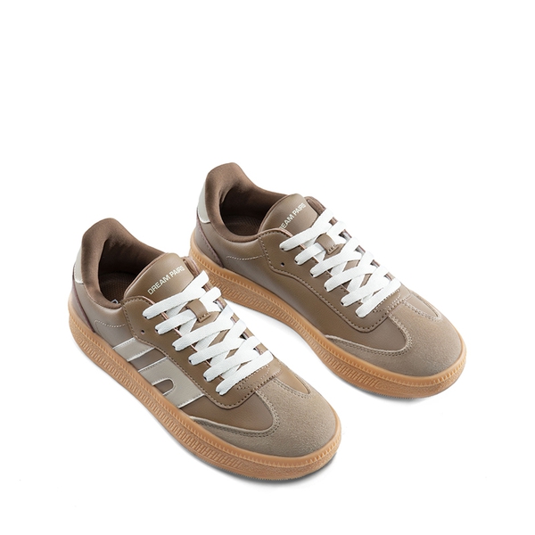 Women’s Retro Casual Walking Sneakers - BROWN - 5