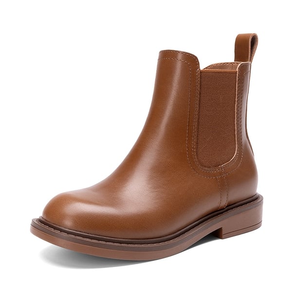 Girls’ Classic Lightweight Non-Slip Ankle Boots - TAN -  0