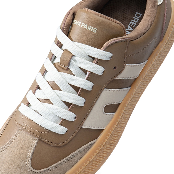 Women’s Retro Casual Walking Sneakers - BROWN - 2