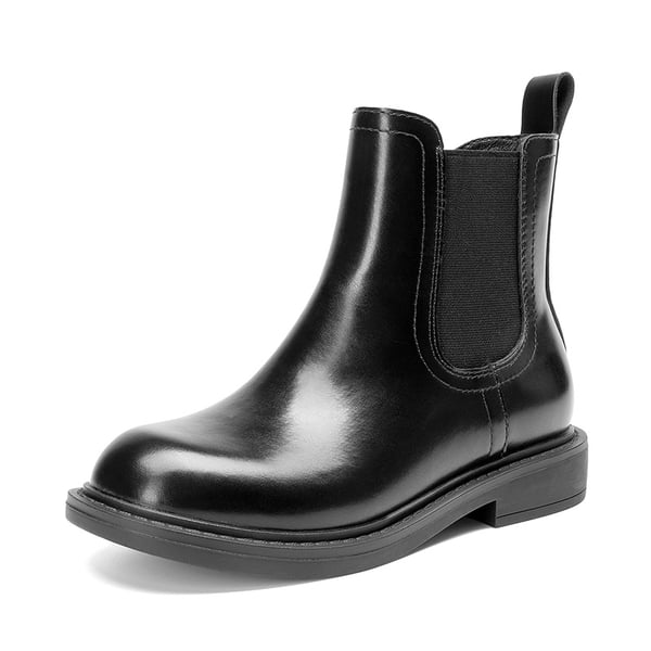 Girls’ Classic Lightweight Non-Slip Ankle Boots - BLACK -  0