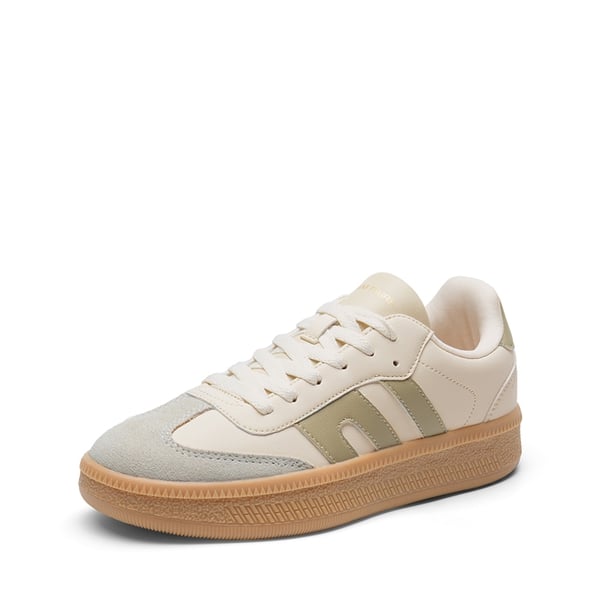 Women’s Retro Casual Walking Sneakers - BEIGE -  0