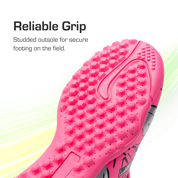 Kids’ Multi-Sport Indoor Soccer Shoes - HOT PINK - 2