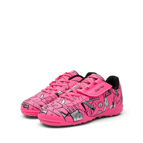 Kids’ Multi-Sport Indoor Soccer Shoes - HOT PINK - 5