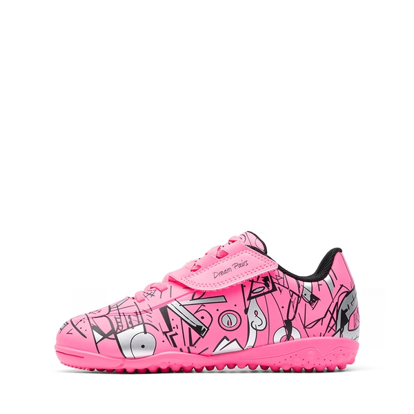 Kids’ Multi-Sport Indoor Soccer Shoes - HOT PINK -  0