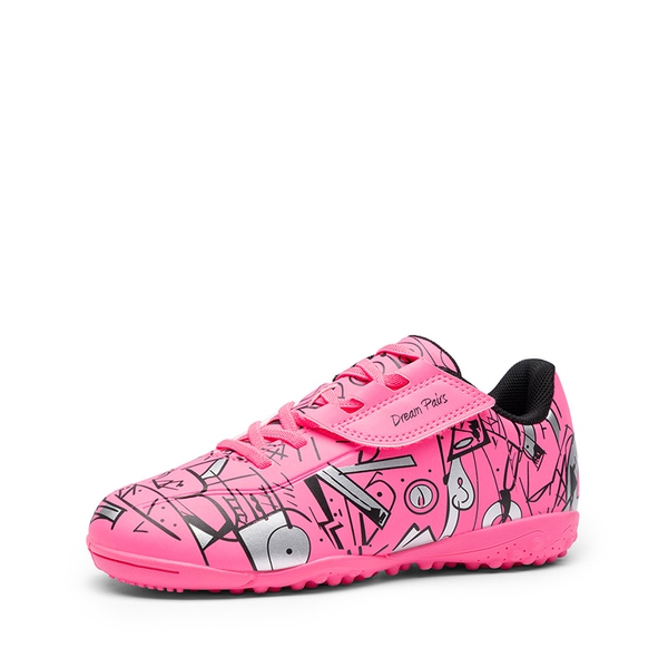 Kids’ Multi-Sport Indoor Soccer Shoes - HOT PINK - 6