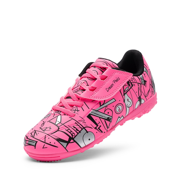 Kids’ Multi-Sport Indoor Soccer Shoes - HOT PINK - 7