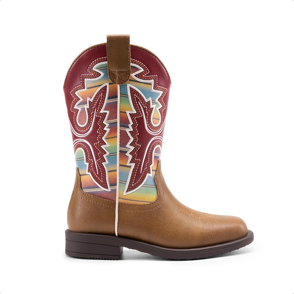 Boys’ Camouflage Western Cowboy Boots - BROWN/MULTI - 1