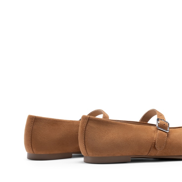 Women’s Cushioned Mary Jane Flats - KHAKI - 4