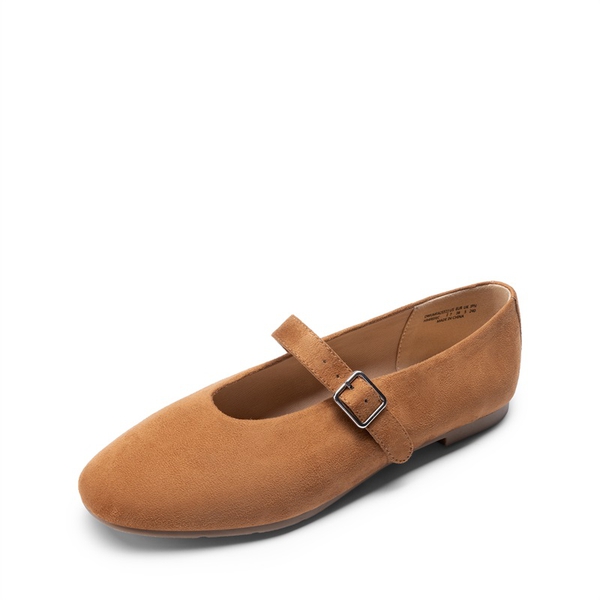 Women’s Cushioned Mary Jane Flats - KHAKI -  0