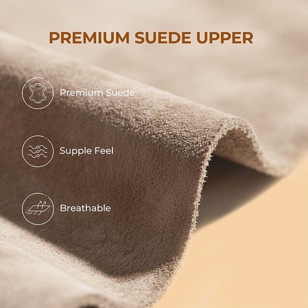 [Fuzzy Classic Maren] Women’s Suede Faux Fur Snow Boots - SAND - 4