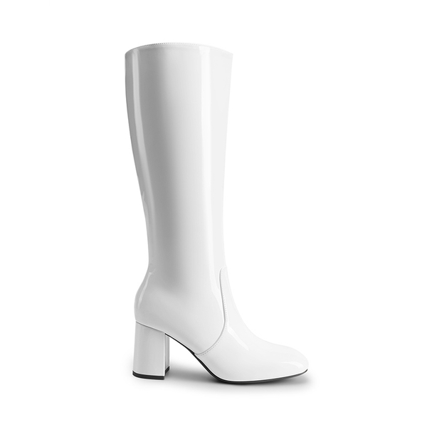 Women’s Sculpted Knee-High Boots - WHITE - 1