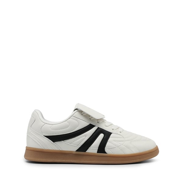 Women’s Fashion Statement Sneakers - WHITE - 1