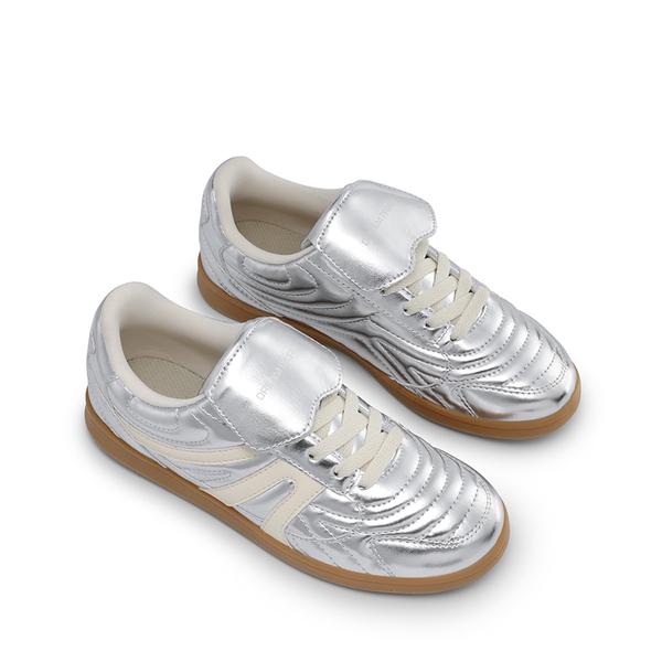 Women’s Fashion Statement Sneakers - SILVER - 2