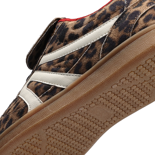 Women’s Fashion Statement Sneakers - LEOPARD-FABRIC - 4