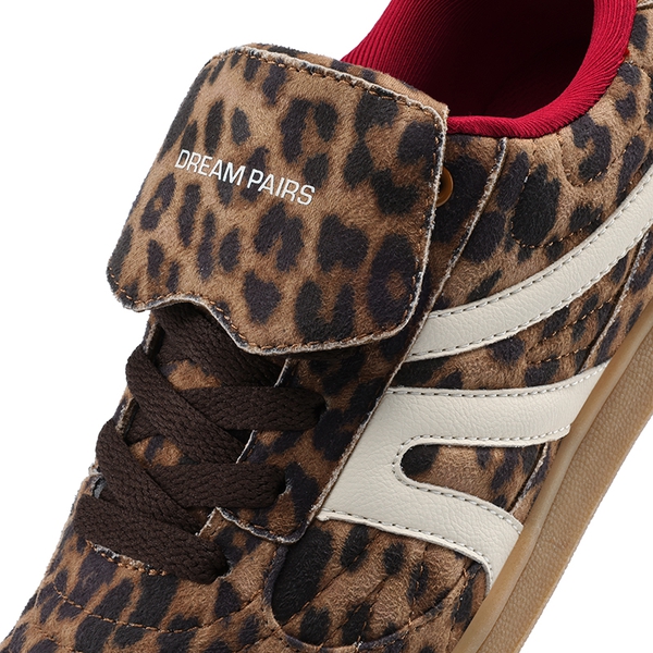 Women’s Fashion Statement Sneakers - LEOPARD-FABRIC - 5