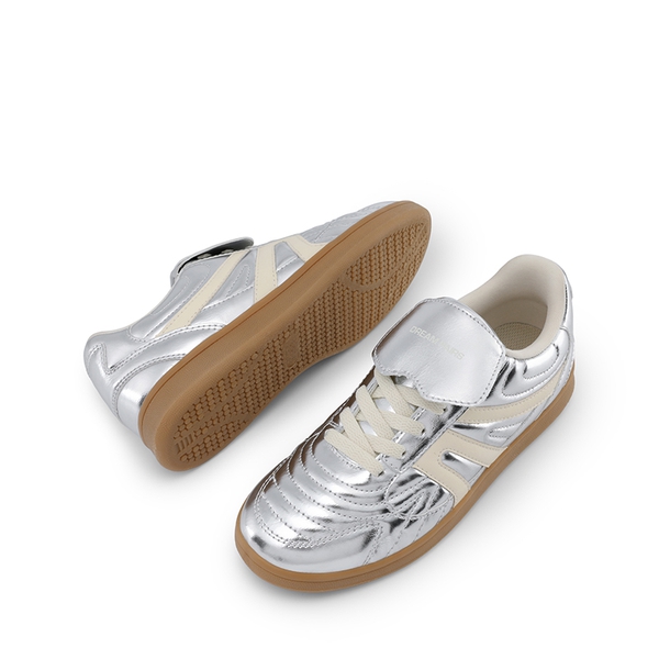 Women’s Fashion Statement Sneakers - SILVER - 3