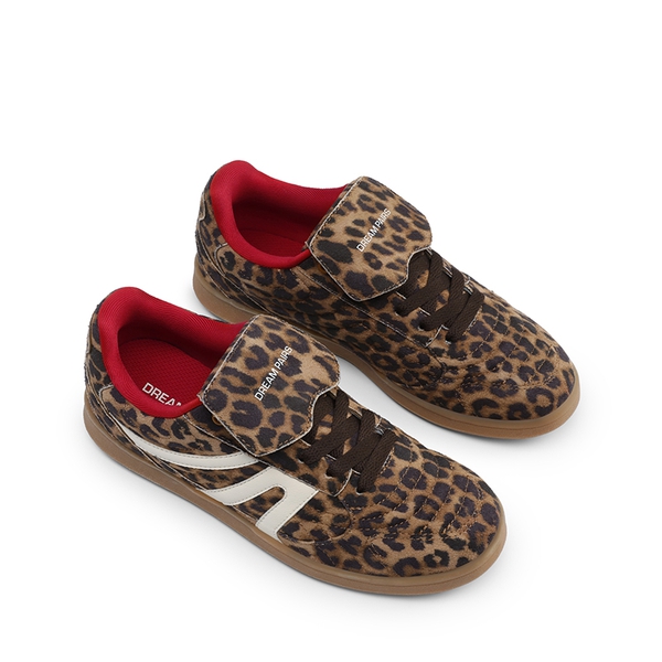 Women’s Fashion Statement Sneakers - LEOPARD-FABRIC - 2