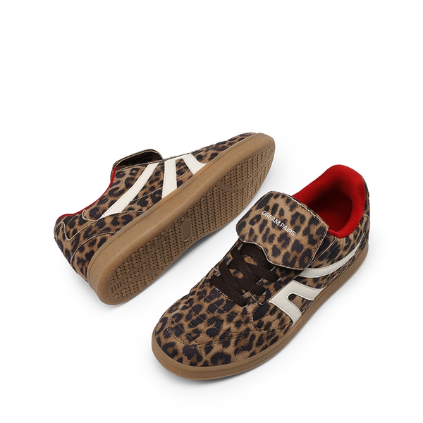 Women’s Fashion Statement Sneakers - LEOPARD-FABRIC - 3