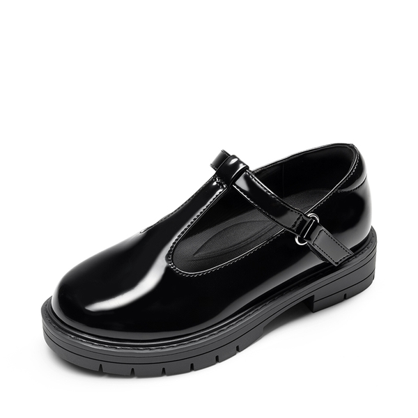 Girls’ Classic T-Strap Mary Janes - ALL BLACK -  0