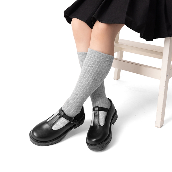 Girls’ Classic T-Strap Mary Janes - BLACK - 5