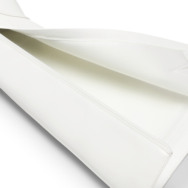 Women’s Stretchy Knee-High Platform Boots - WHITE-PAT - 7