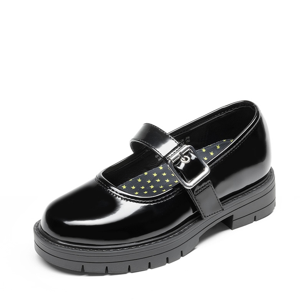 Girls’ Mary Janes Non-Slip School Shoes - ALL BLACK -  0