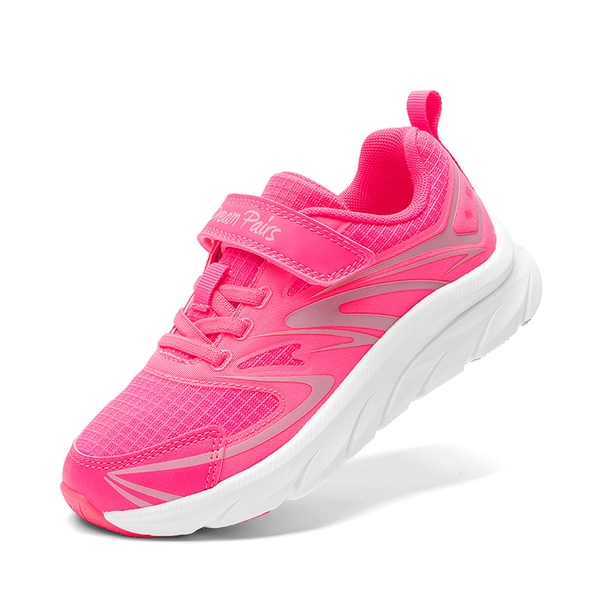 Kids’ Sporty Mesh Sneakers - HOT PINK -  0
