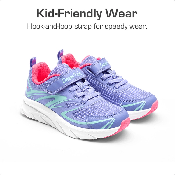 Kids’ Sporty Mesh Sneakers - PURPLE - 5