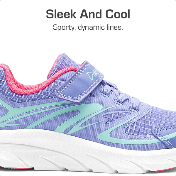 Kids’ Sporty Mesh Sneakers - PURPLE - 1
