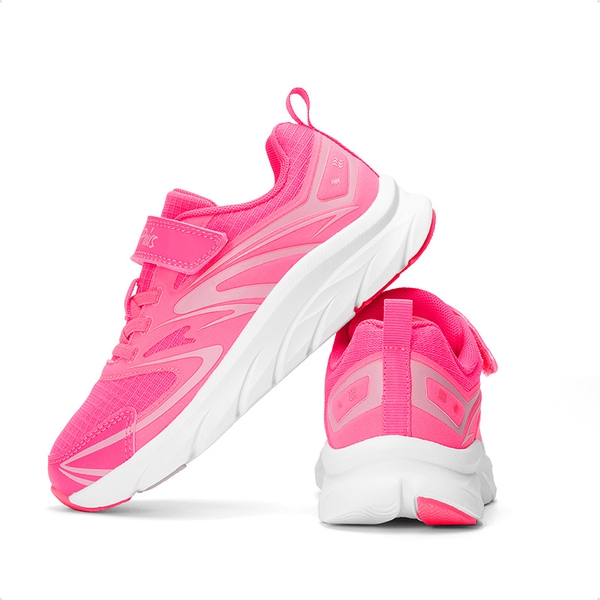 Kids’ Sporty Mesh Sneakers - HOT PINK - 3