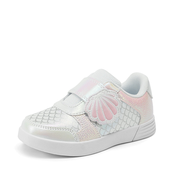 Kids’ Glitter Mermaid Sneakers - WHITE/RAINBOW -  0