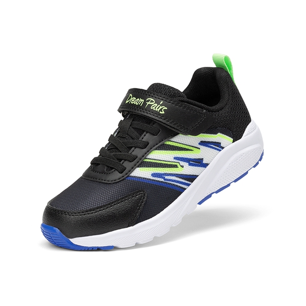 Kids’ Lightweight Reinforced Toe Sneakers - BLACK -  0