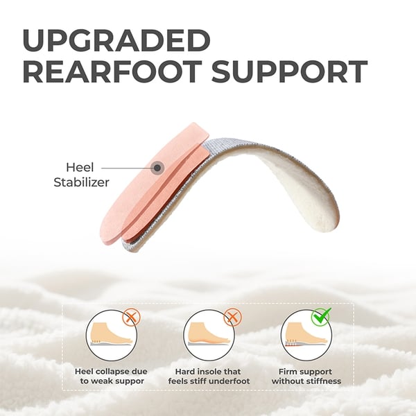 Women’s Waterproof Faux Wool Winter Boots - BEIGE - 3