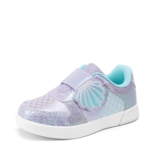 Kids’ Glitter Mermaid Sneakers - PURPLE/RAINBOW -  0