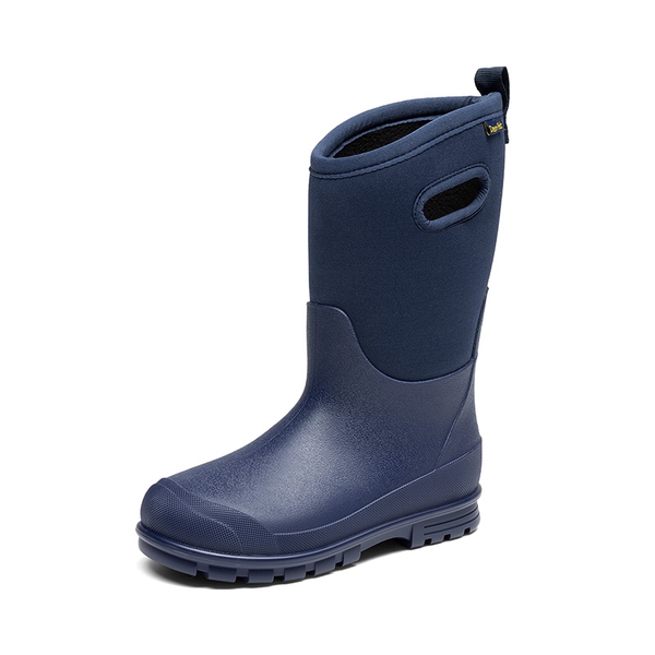 Kids’ Camo Pull-On Winter Snow Boots - NAVY -  0