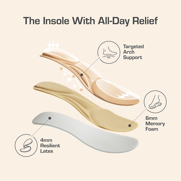 [Stand All Day Pumps] Edenia Round Toe Mary Jane Pumps - NUDE - 3